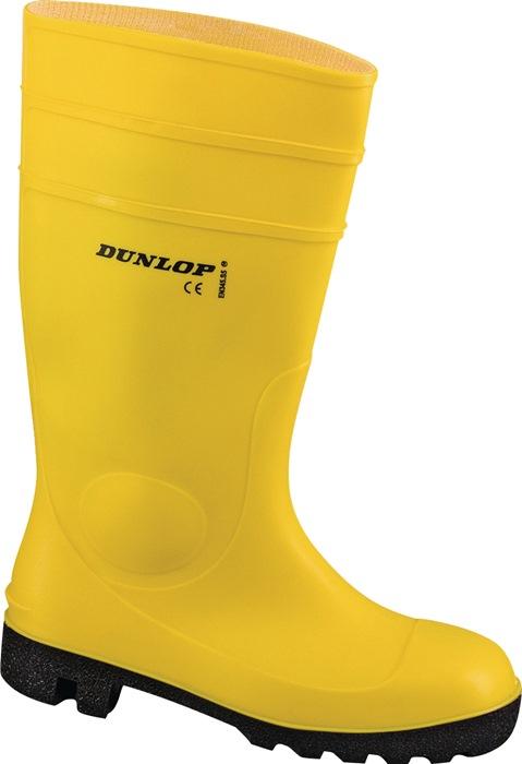 Botte de sécurité protomastor t. 40 jaune/noir s5 sra en iso 20345 pvc dunlop_0