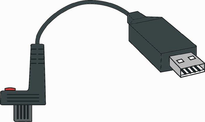 Câble de données DIGI-MET® USB adapté à  Data-Variable longueur 2 m HELIOS PREISSER_0