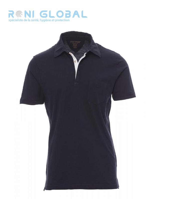 POLO DE TRAVAIL HOMME MANCHES COURTES EN COTON - CHIC PAYPER_0