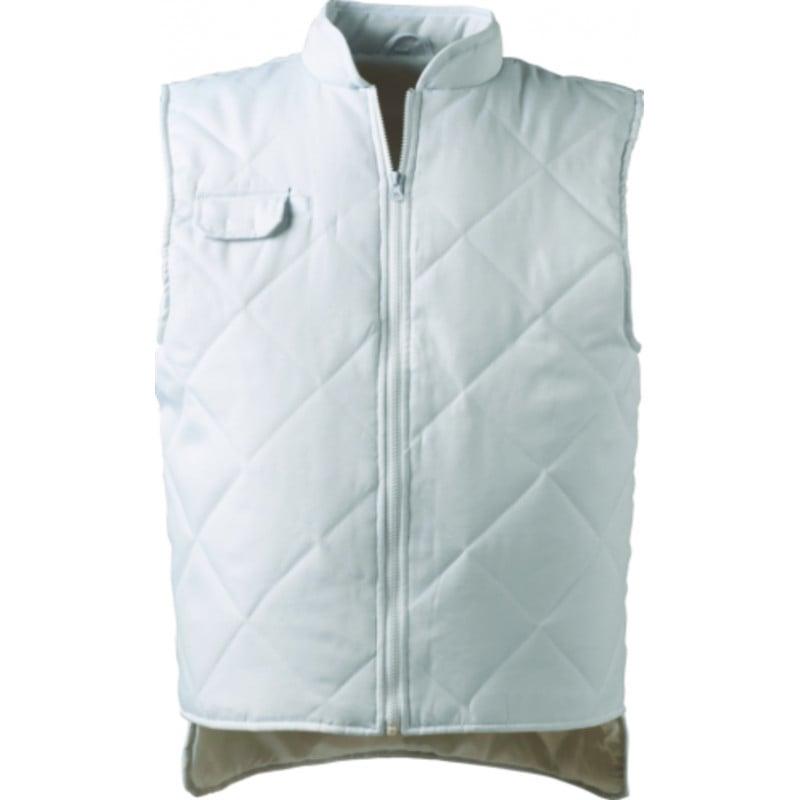 Gilet froid - ALBATROS  - 65% PES/35% CO 245g/m2 + Matelassage 180g/m2 - Blanc - COVERGUARD | 5ALBW_0