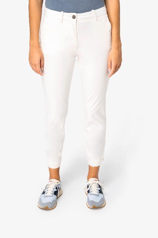 Pantalon chino 7/8 écoresponsable femme -  Réf: NS737_0