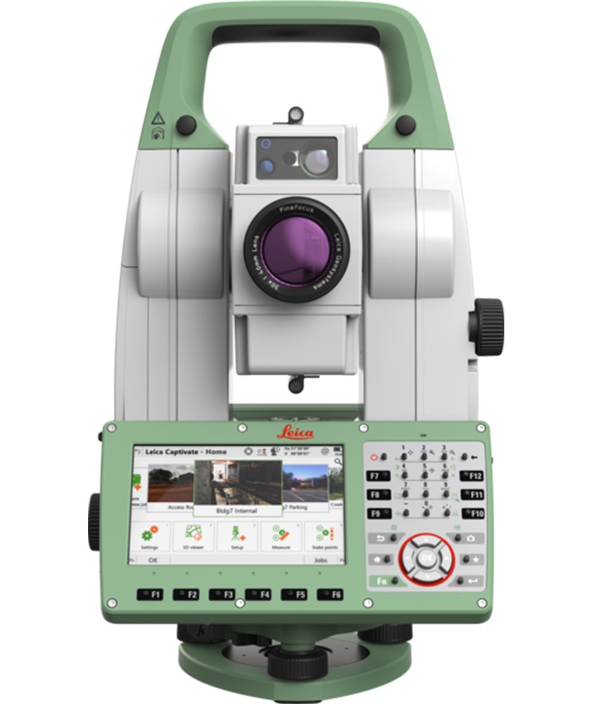 Station totale robotisée efficace et productif pour les mesures d'implantation et de construction - Leica TS16 - Précision 5