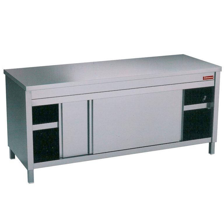 Table sur armoire - portes coulissantes - 1000x700x880/900 mm - TA107/U_0