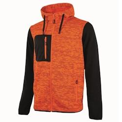 U-Power - Sweat-shirt orange zippé RAINBOW Orange Taille 3XL - XXXL 8033546413517_0