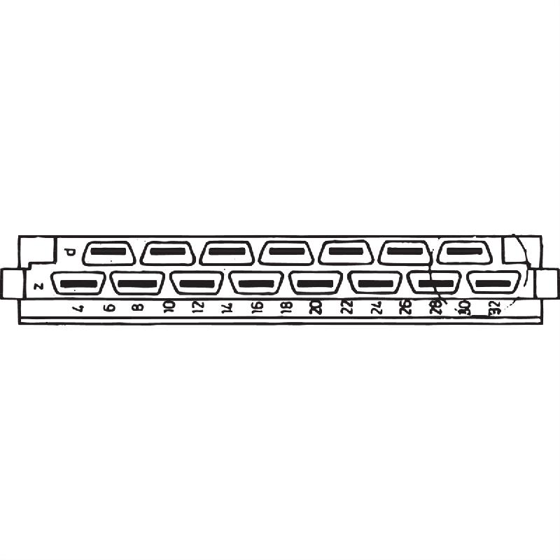 Connecteur SCHROFF Type H, EN 60603, DIN 41612, mâle, 15 contacts, longueur des broches 3.0 mm_0