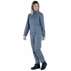 Lafont - Pantalon de travail pour femmes JADE Gris Taille L - L gris 3609705777346_0