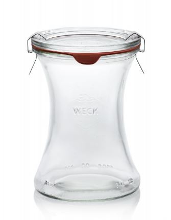 Bocaux en verre WECK bobine 370 ml Ø 80mm avec couvercles et joints (clips non compris) - WN000031_0