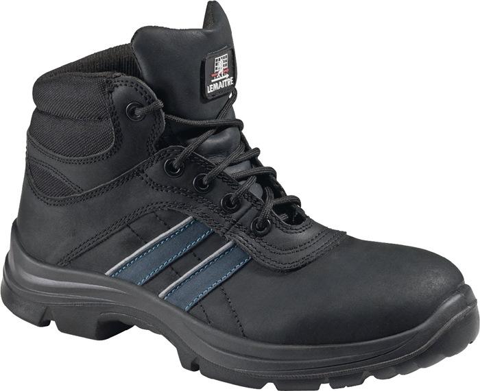 Botte de sécurité Andy High taille 41 noir/bleu S3 SRC EN ISO 20345 cuir de buffle LEMAITRE_0