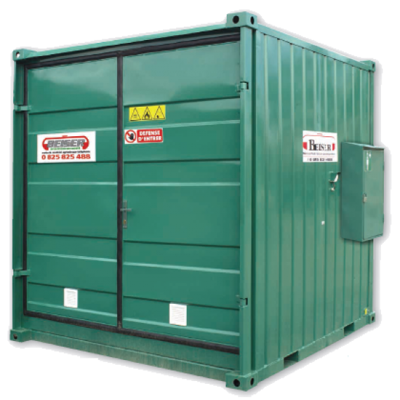 Container de stockage robuste et solide pour produits phytosanitaires de 11,5m3_0
