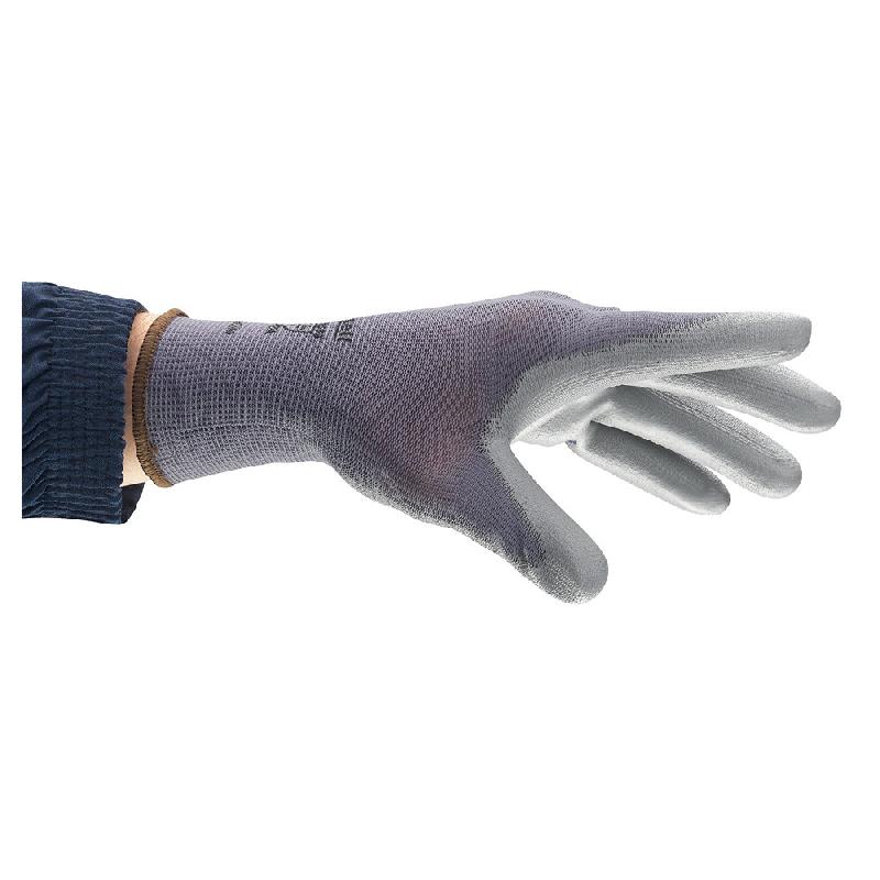 Ansell Gants tactiles Polyuréthane HyFlex 48-102 - Gris - Taille 7_0