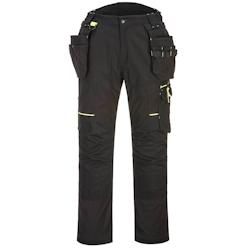 Portwest - Pantalon de travail holster ECO Stretch WX3 Noir / Jaune Taille 54 - 42 noir T706BKR42_0