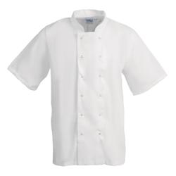 Whites Chefs Clothing Veste de cuisine Whites Boston manches courtes blanche XXL - XXL blanc B250-XXL_0