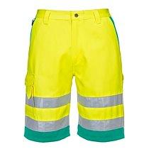 Portwest L043 Short en poly-coton léger haute visibilité Jaune/Théal - Taille L_0