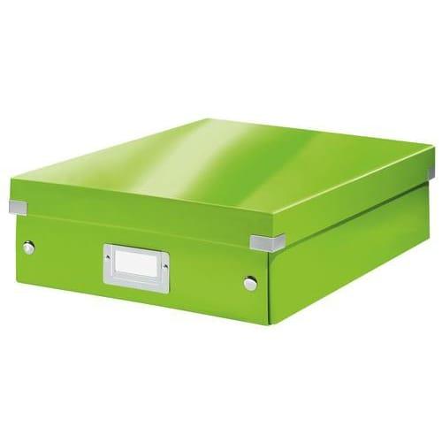 Leitz boîte click&store taille m avec compartiments amovibles. Coloris vert_0