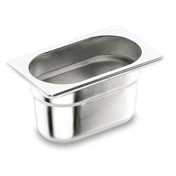 Pro Innov' Bac gastro inox gn 1/3 h.100 mm 325 x 176 mm - 3,7l - Acier inoxydable 18/0 3661933880939_0