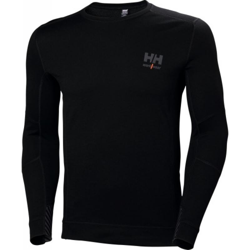 Tee-shirt manches longues lifa merino noir taille m_0