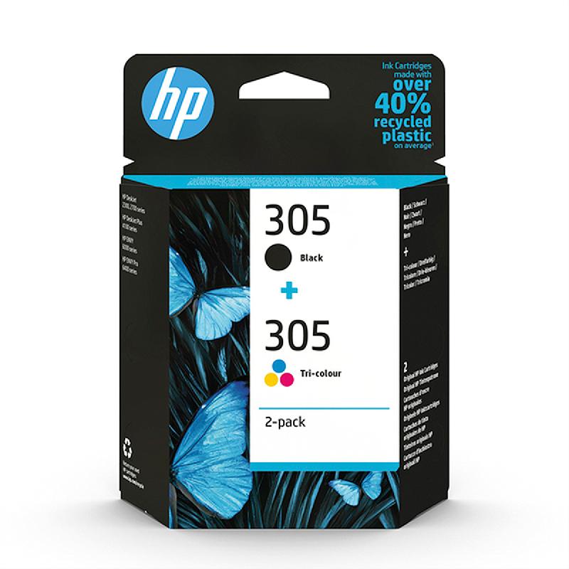 6ZD17AEAE, Nr. 305/305, Combopack (noir, couleur) pour HP-ENVY 6020 /DeskJet 1200_0