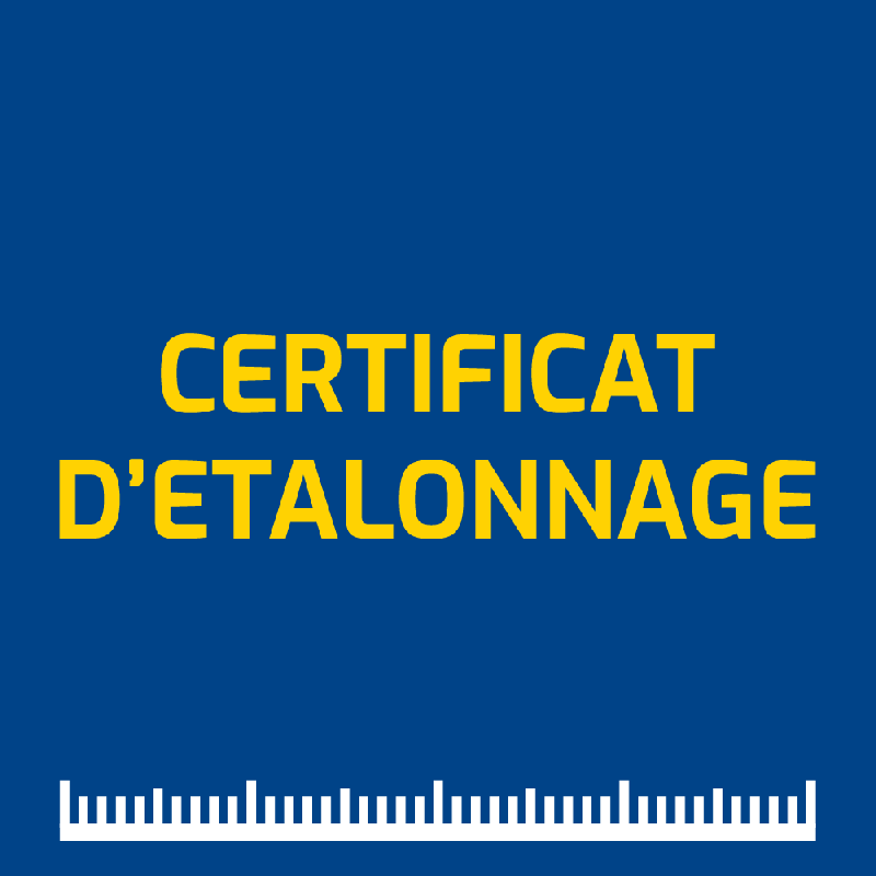 Certificat d'étalonnage - Contrôle, Equerre à chapeau, 300-450 mm_0