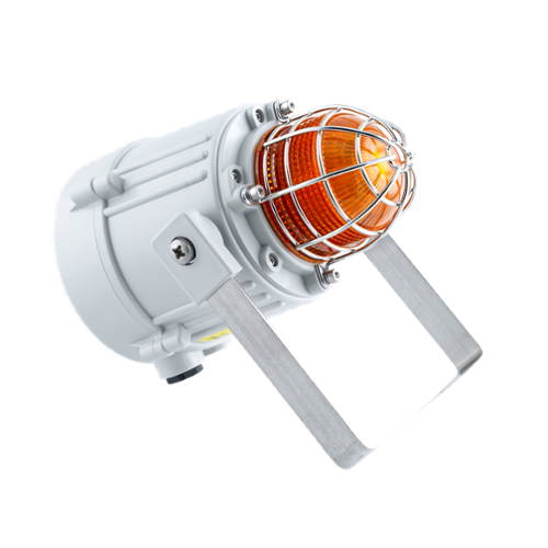 Feu LED avec grille protection - IP66/67 avec équerre de fixation - MBLD20240_0