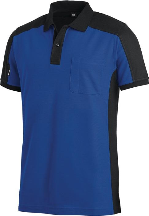 Polo KONRAD taille L royal/noir 60 % CO / 40 % PES FHB_0