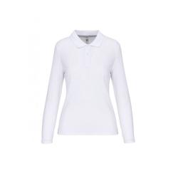 Polo manches longues femme WK. Designed To Work blanc T.XS WK Designed To Work - XS blanc polyester 3663938185897_0