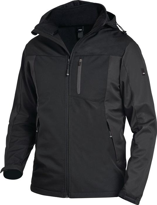 Veste en softshell JANNIK taille L anthracite/noir 100 % PES FHB_0