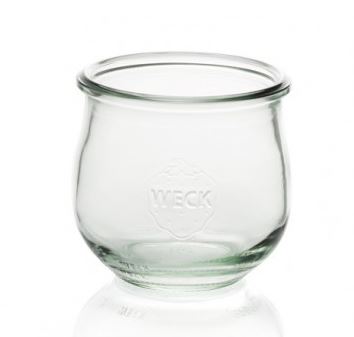 Bocaux en verre WECK corolle 370 ml Ø 80mm SANS couvercle ni joint (diamètre 80 mm) - WN000077_0