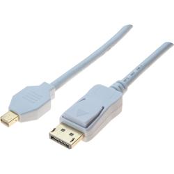 GENERIQUE Cordon  DisplayPort / mini DisplayPort 1.2 blanc - 2M - ECF-128002_0