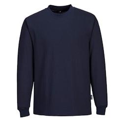 Portwest - Tee-shirt de travail à manches longues antistatique ESD Bleu Taille L - L 5036108347070_0
