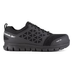 Reebok - Chaussures de sécurité basses noire en microfibres et nylon embout aluminium S1P SRC ESD Noir Taille 42 - 42 noir matière synthétique 069_0