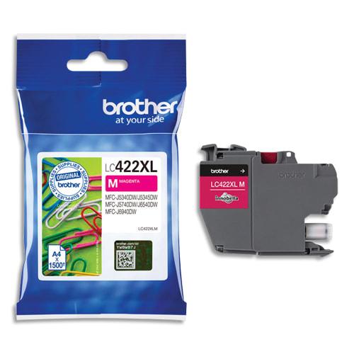 Brother cartouche jet d'encre magenta xl lc422xlm_0