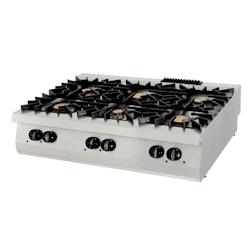 Maxima Premium cuisinière - 6 brûleurs - unité triple - profondeur 90 cm - gaz - 3701117760739_0