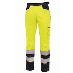 U-Power - Pantalon de travail jaune haute visibilité BEACON Jaune Taille XL - XL 8033546385296_0