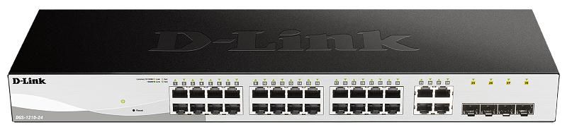 D-Link DGS-1210-24 commutateur réseau Géré L2 Gigabit Ethernet (10/100/1000) 1U Noir_0