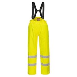 Portwest - Pantalon de pluie doublé Bizflame HV Jaune Taille XL - XL jaune S781YERXL_0