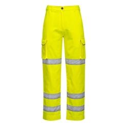 Portwest - Pantalon de travail élastiqué et confortable pour femmes haute visibilité Jaune Taille XL - XL jaune 5036108280957_0