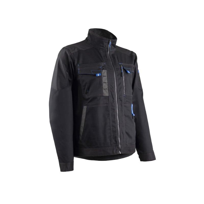 Veste - telica - 65% pes/32% co/3% ea 250g/m2 + oxford - noir/bleu - COVERGUARD | 5tlj010_0