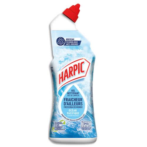 Harpic gel auto-actif fraicheur d'ailleurs océan pacifique 750 ml_0