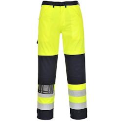 Portwest - Pantalon de travail haute visibilité multirisques Jaune / Bleu Marine Taille XL - XL jaune FR62YNRXL_0