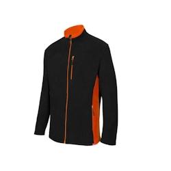 Veste polaire bicolore VELILLA noir|orange T.S Velilla - polyester 8434455375895_0