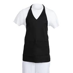 Whites Chefs Clothing Tablier serveur col en V Whites noir - B128_0