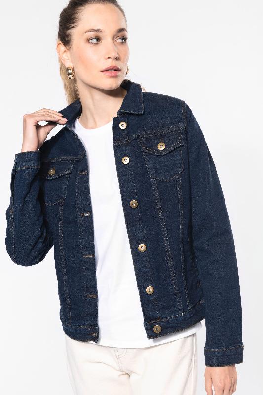 Blouson denim non doublé femme -  Réf: K6137_0