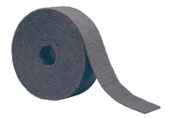 Rouleau abrasif en non-tissé longueur 10 m largeur 100 mm ultra fine gris 10 m/RL PROMAT_0