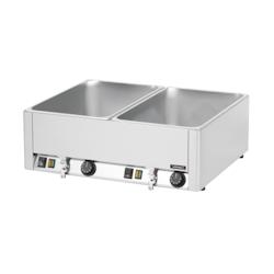 Double bain-marie GN 1/1 avec 2 robinets de vidange - G3611630001113_0