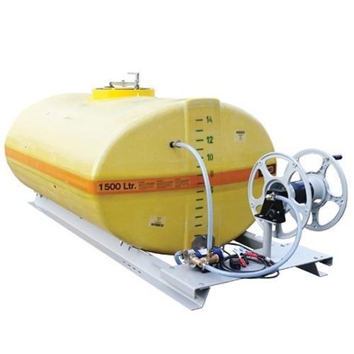 Ensemble cuve PFV ovale 3 000 litres équipée sur plateau avec pompe électrique - CEMO - 90237E_0