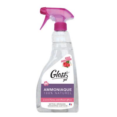 Gel ammoniaqué naturel Gloss framboise 750 ml_0