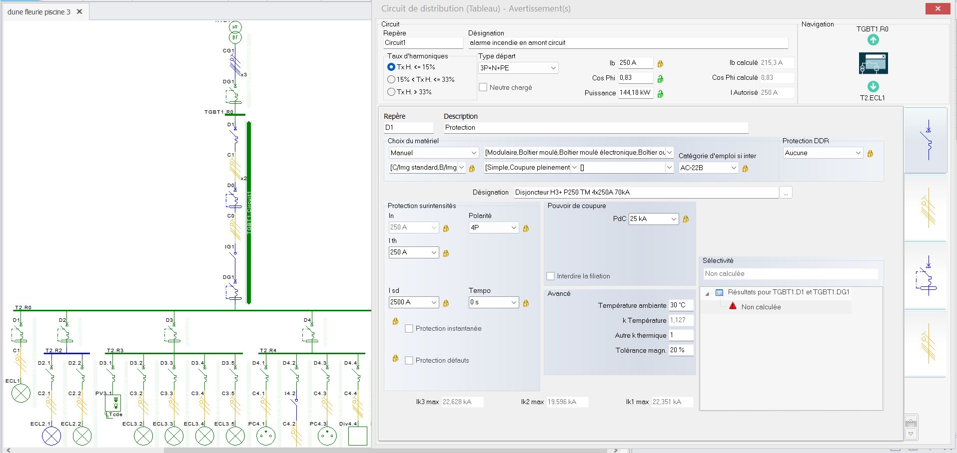 Logiciel de dimensionnement d'installation électrique BT_0