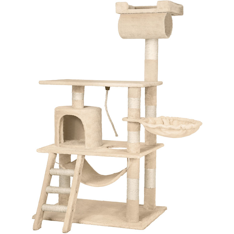 Arbre A Chat 141 Cm Stokeley Griffoir Avec Corde De Jeu Hamac Beige Comparer Les Prix De Arbre A Chat 141 Cm Stokeley Griffoir Avec Corde De Jeu Hamac Beige Sur Hellopro Fr