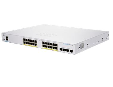 Cisco CBS350-24P-4X-EU commutateur réseau Géré L2/L3 Gigabit Ethernet (10/100/1000) Argent_0