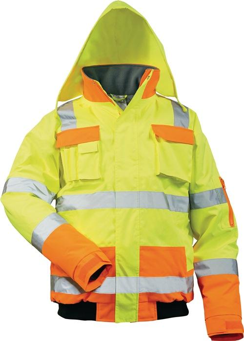 Blouson aviateur de signalisation Mats taille XXXL jaune/orange 100 % PES SAFESTYLE_0